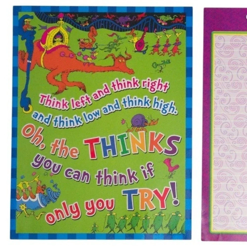 Dr Suess Place You'll Go Teacher Poster, Trend Monster Border & This Week Chart‎
